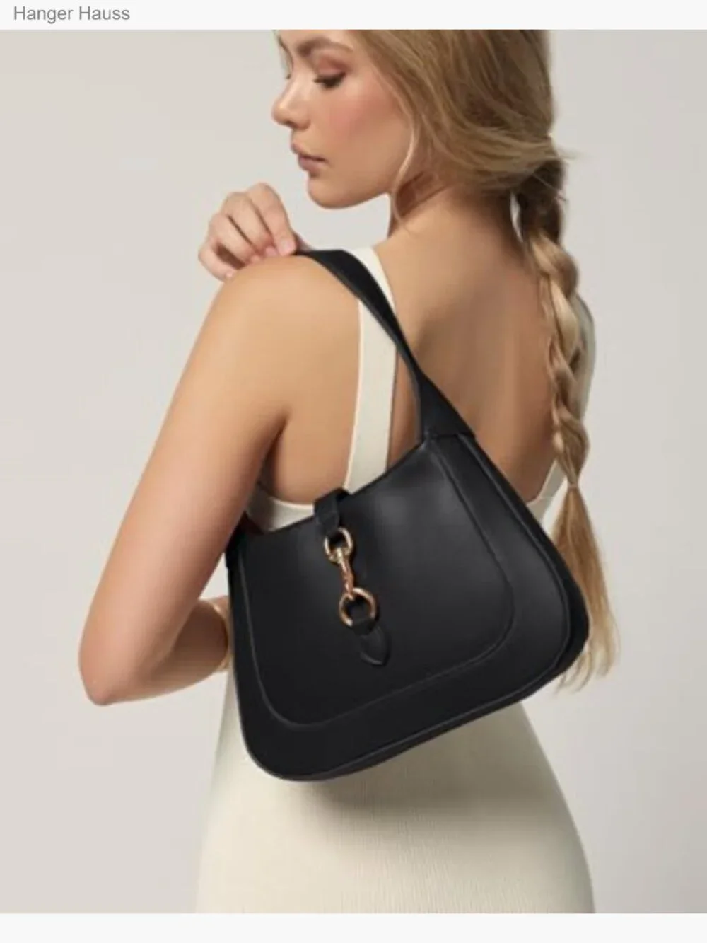 Small Vegan Leather Top Handle Hobo Shoulder Bag Crossbody Adjustable Strap